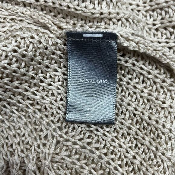 Marled Womens Knit Three-Button V-Neck Sleeveless Sweater Vest Beige Medium - Picture 5 of 16